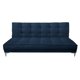 thumbnail image 1 of Sofa Cama Reclinable El Bazar Store Zeus Azul Marino Terciopelo Futon 3 posiciones Abotonado Sala, 1 of 5