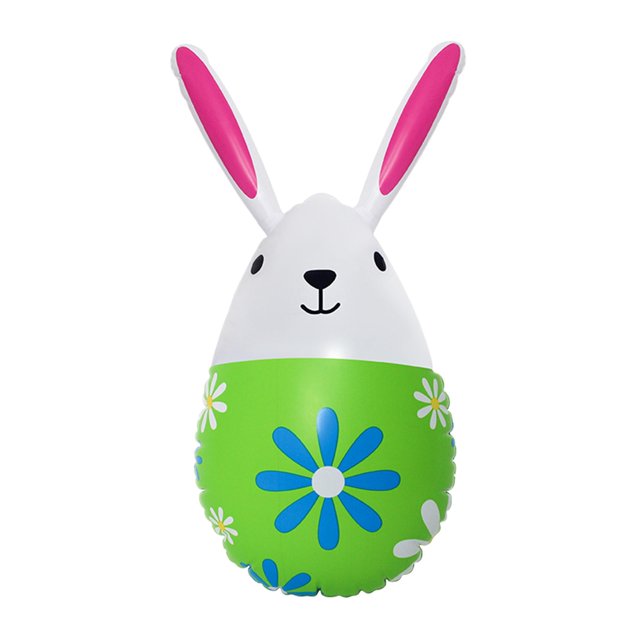 Decoraciones de Pascua Al Aire Libre 40 * 20cm / 15.7 * 7.9 Pulgadas Huevos de Pascua Inflables