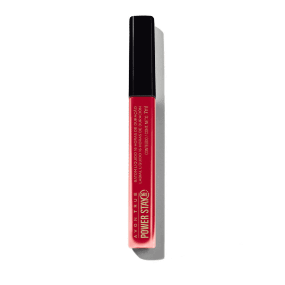 Labial Líquido Mate Avon Power Stay Resilent Red