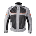 thumbnail image 2 of Chaqueta de moto Zulema Ropa de protección Resistente al agua Gris 3XL, 2 of 8