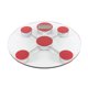 thumbnail image 1 of Báscula Personal Digital De Vidrio Templado En Forma Circular Con Capacidad De 180 Kg Color rojo, 1 of 6
