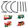 thumbnail image 1 of Tren Navidad Electrónico, Tren Navideño de Bricolaje, Decoración Navideña con Sonido y Luces en Hogar Casa, Adornos Navideños, 1 of 9