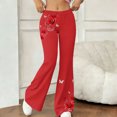 thumbnail image 1 of TaTaai Women's Loose Comfortable Flared Wide Leg Yoga Pants Fashion Casual Sports Fitness Trousers Soft Breathable All Match Daily Wear Gift, 1 of 7