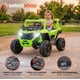 thumbnail image 5 of Carro Buggy Electrico Montable para Niños Carrito de Control Remoto y Manejo Directo con Luces Estereo y Pedales Funcionales con Control Remoto (Verde), 5 of 7