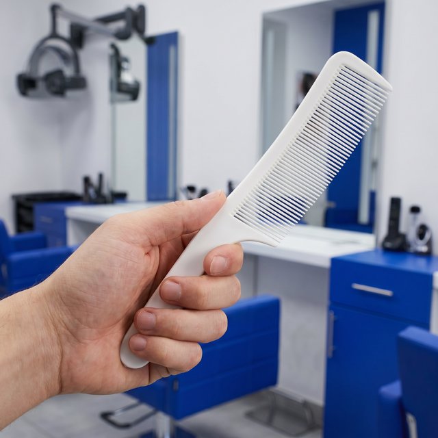 WRITWAA 2Ud Peine De Barbería Curvado Para Corte Fácil De Ergonómico