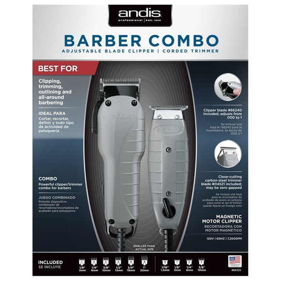 Terminadora Andis Barber Combo
