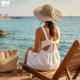 thumbnail image 5 of Sombrero de Playa de Ala Ancha para Mujer Margarita 42 cm cafe Unitalla, 5 of 6