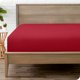 thumbnail image 1 of Sábana Ajustable de Lujo Bare Home Colección 1800 Ultra Suave Bolsillo Profundo Tamaño King Rojo, 1 of 7