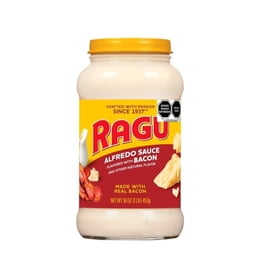 Salsa para pasta Ragú estilo Alfredo con tocino 453 g