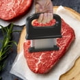 thumbnail image 3 of Aparatos de cocina, Accesorios de cocina, Utensilios de cocina Ablandador de carne con 48 cuchillas de acero inoxidable Ablandador de carne para pollo, res, pescado y cerdo Ablandador extraíble y lava, 3 of 5