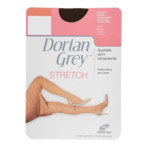 Pantimedia Dorian Grey para Mujer, Stretch Negro Talla G