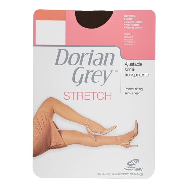 Pantimedia Dorian Grey para Mujer, Stretch Negro Talla G