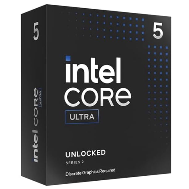 Intel Procesador Core Ultra 5 de 245 KF - 14 núcleos (6 núcleos P + 8 núcleos E) hasta 5,2 GHz BX80768245KF