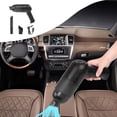 thumbnail image 1 of Aspiradora recargable, potente succión, cubo visual, batería de 2000 mAh, 120 W, 12000 Pa, aspiradora de mano para coche., 1 of 7