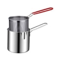 thumbnail image 2 of Deep Fryer With Basket Mini Deep Fryer 304 Stainless Steel Small Deep Fryer Multi-functional Cookware For Grilling Chicken Legs Fries And Chicken Cutlets., 2 of 5