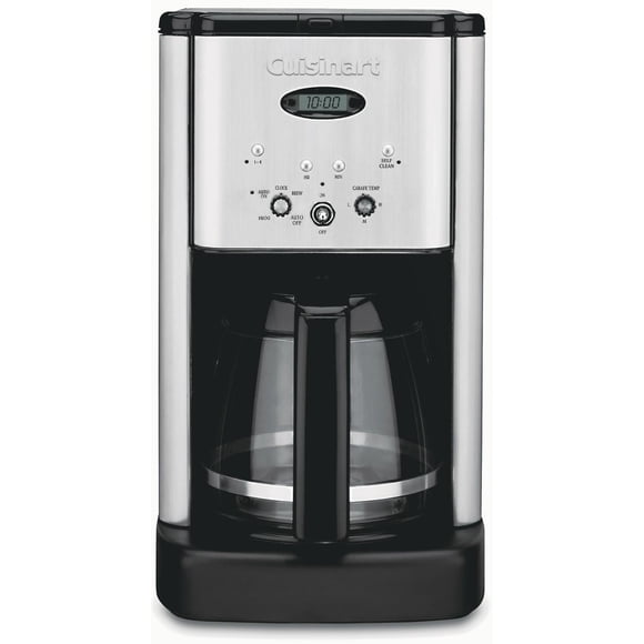 Cuisinart DCC-1200P1 Brew Central Cafetera programable de 12 tazas, jarra, cromo cepillado