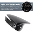 thumbnail image 4 of Cubierta de espejo lateral del conductor y pasajero de Unique Bargains para Mazda CX-5 2015-2016 par de negro brillante, 4 of 7