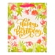 thumbnail image 1 of Bolsa de Regalo Prichos Happy Birthday Flores Blanco, 1 of 3