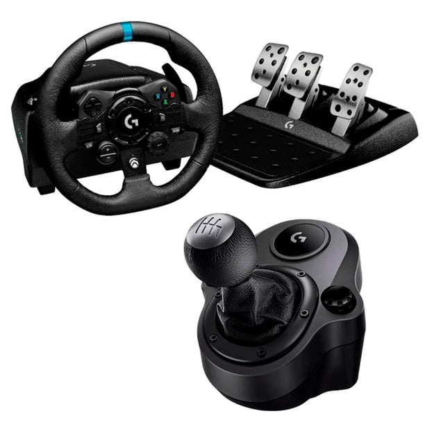 Kit Volante LOGITECH G923 Palanca Pedales Para Consola XBOX Series X|S Xbox One PC