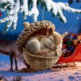 thumbnail image 4 of Adornos navideños Chopper de 8 cm con diseño de animales del bosque, para árbol de Navidad, regalo navideño, decoración colgante, decoración de jardín, decoración navideña y de Halloween., 4 of 6
