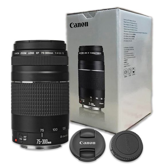 Canon EF 75-300mm f/4-5.6 III Teleobjetivo con zoom Negro