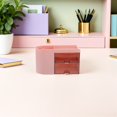 thumbnail image 4 of VERDANVERSE Pink Desktop Storage Drawer Organizer for Efficient Pen and Makeup Access, 4 of 6
