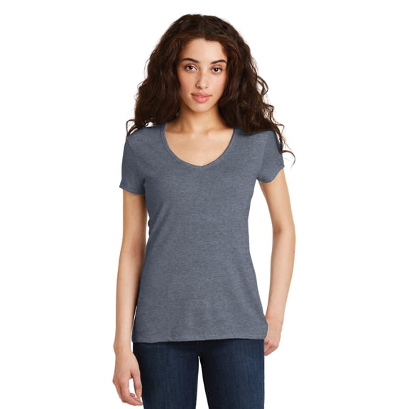 Camiseta con cuello en V Ropa alternativa The Keepsake Vintage Navy XX-Large