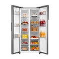 thumbnail image 3 of Refrigerador Midea Automático Side By Side Inverter Quattro Bru Steel 17 Pies Cúbicos con Wifi, 3 of 13