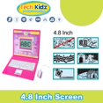 thumbnail image 2 of Laptop Educativa STEM Tech Kidz con 80 Juegos de Aprendizaje Rosa, 2 of 9