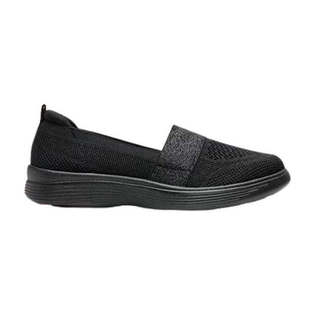 TENIS FLEXI ESTILO 104932 Mujer Slip-On Tejido Casual Gris negro 26