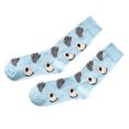 thumbnail image 3 of Qarigey Hombres Otoño Invierno Calcetines de Mariscos Niños Algodón Dibujos Animados Lindo Manguera Parejas Estilo Calcetería Elástica Medias azul claro, 3 of 4