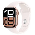 thumbnail image 1 of Apple Watch Serie 10 GPS 42mm con Caja Aluminio Dorado y Correa Deportiva Blanca, 1 of 4