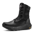 thumbnail image 1 of Botas tácticas militares de cuero para hombre NORTIV 8, 20 cm, negras, 1 of 8