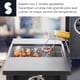 thumbnail image 4 of SIGN Asador De Carbon Bbq Parrilla Premium Con Llantas Transportadoras Y Termómetro Disfruta De Una Parrillada Para Toda La Familia Temperatura Ajustable Mesas Laterales Acero Inoxidable, 4 of 9