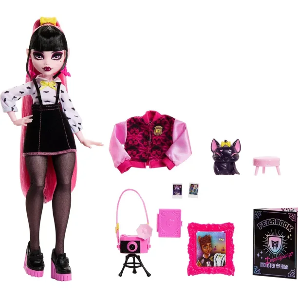 Muñeca de moda Monster High Fearbook Draculaura
