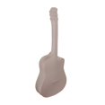 thumbnail image 2 of Funda protectora para guitarra, resistente y multiusos, para instrumentos musicales, bajo y clásico. gris, 2 of 9