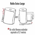 thumbnail image 4 of Toallas de papel blanco Renova red label 120 hojas dobles 1 rollo, 4 of 4