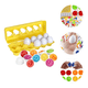 thumbnail image 1 of Juego Didáctico Para Niños, Juguete Educativo Huevos Xtellar multicolor, 1 of 4