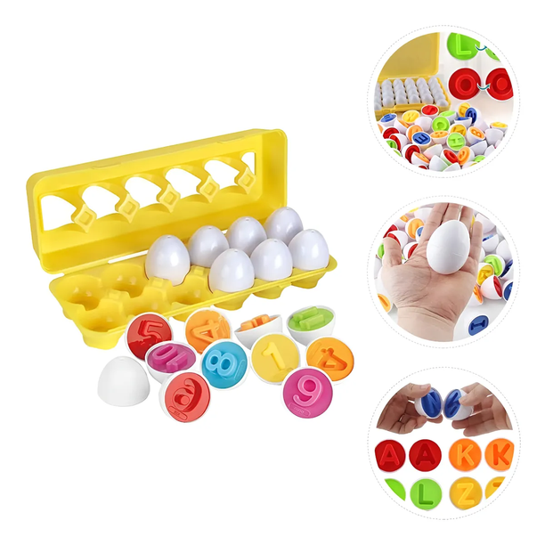 Juego Didáctico Para Niños, Juguete Educativo Huevos Xtellar multicolor