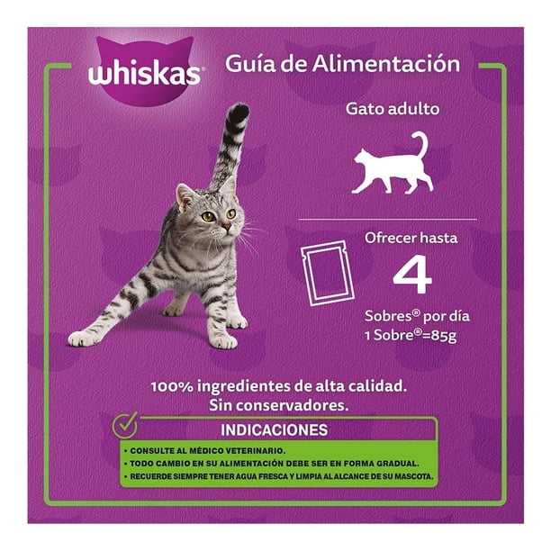 Imagen 3 de Alimento para Gato Whiskas Adulto Soufflé Parrillada Mixta 85 g
