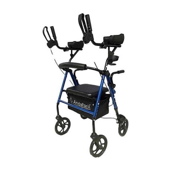 Andadera Vertical Andafacil Light Para Adulto Mayor | Economica, Ergonomica y Portatil Andafacil Andadera