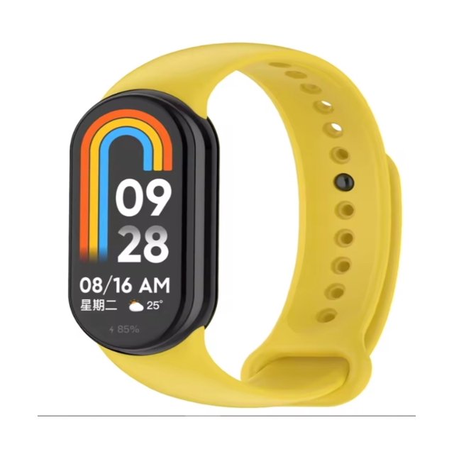 Correa de Silicona para Xiaomi Mi Band 8, Premium, Deportiva, Resistente al Agua