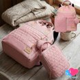 thumbnail image 1 of Mochila Pañalera Con Bolsa Mas Monedero Ecobaby Original Rosa, 1 of 9