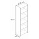 thumbnail image 5 of Librero Estante Cafe Decorativo 5 Repisas, 5 of 5