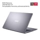 thumbnail image 3 of Laptop Asus Vivobook AMD R3 8GB 256SSD D515DA-BQ1343W, 3 of 5