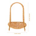 thumbnail image 2 of Luxshiny Cesta Tejida Khaki Para Y Snacks Con Exclusivo Para Hogar Y Eventos, 2 of 6
