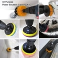thumbnail image 4 of Kit de 3 cepillos para taladro para limpiar ruedas y baños | Eje de 1/4" de cambio rápido | Cerdas de nailon antirayaduras para bañeras, azulejos y juntas, 4 of 7