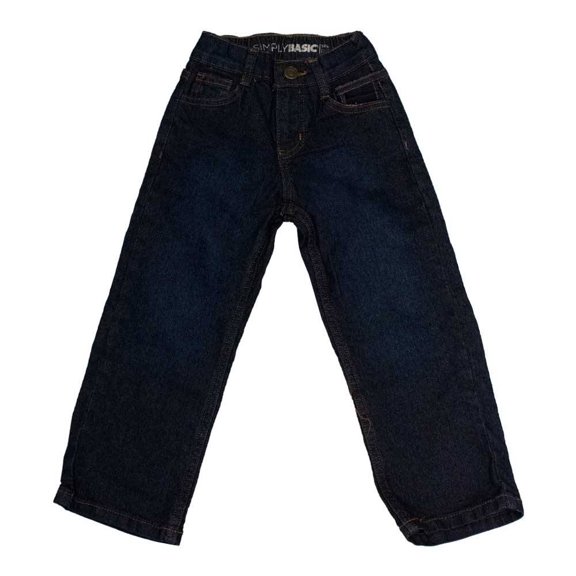 Jeans Simply Basic para Niño Recto Azul Talla 14