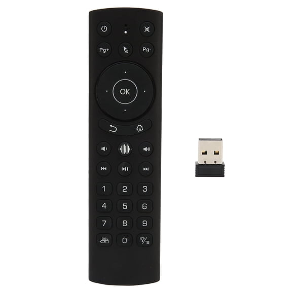 Bluetooth Control remoto por voz IR aprendizaje retroiluminación ratón inalámbrico remoto para TV Box proyector ordenador G20SPRO