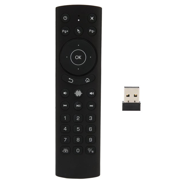 Bluetooth Control remoto por voz IR aprendizaje retroiluminación ratón inalámbrico remoto para TV Box proyector ordenador G20SPRO